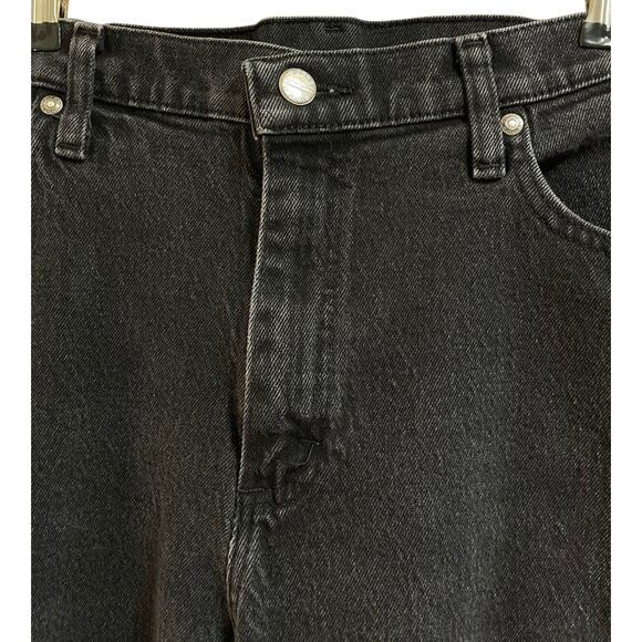 Vintage Black Denim Riders Straight Leg Denim Jeans - Size 12 - Picture 4 of 7